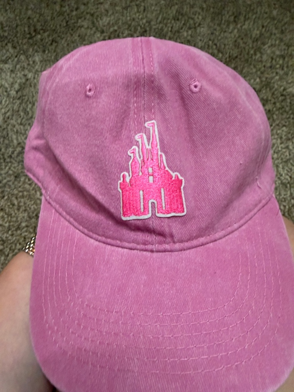 Pink Castle Logo Baseball Cap